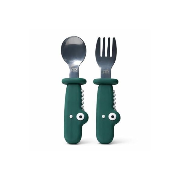 Crocodile Spoon & Fork Set