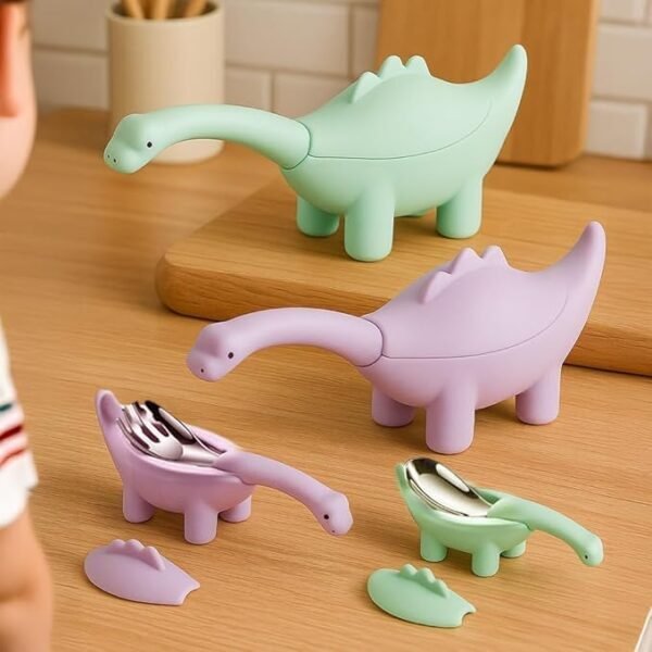 Dino Spoon & Fork Combo