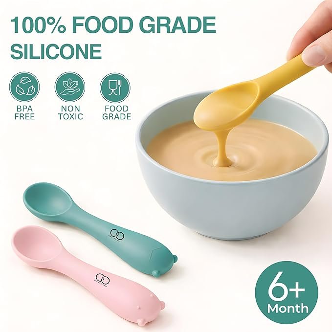 Silicon Training Spoon Set of 3 - Image 3