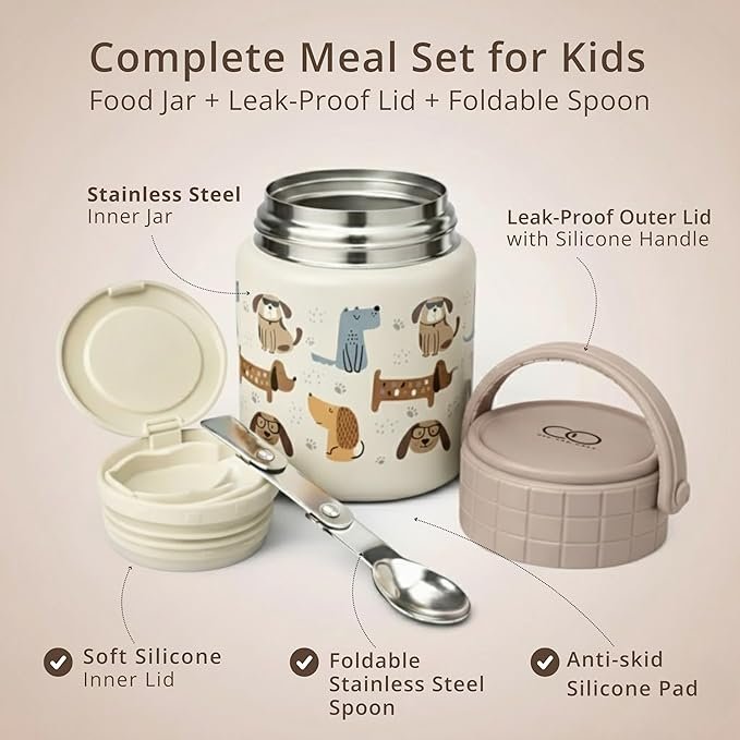 Steel Food Jar - Image 3