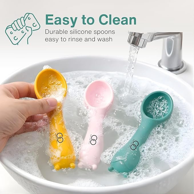 Silicon Training Spoon Set of 3 - Image 6