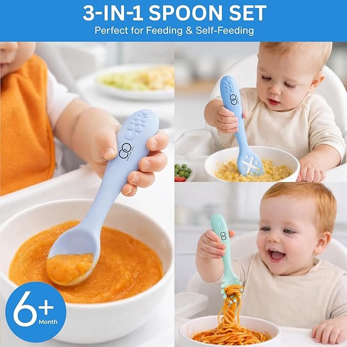 Silicon Training Spoon Set of 3 - Image 8