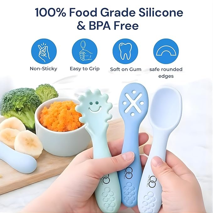Silicon Training Spoon Set of 3 - Image 9