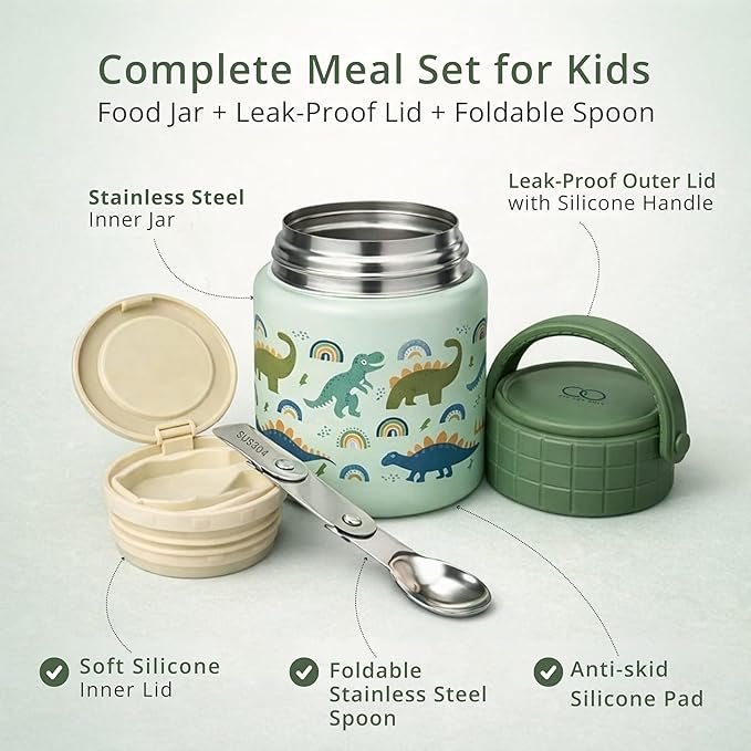 Steel Food Jar - Image 8
