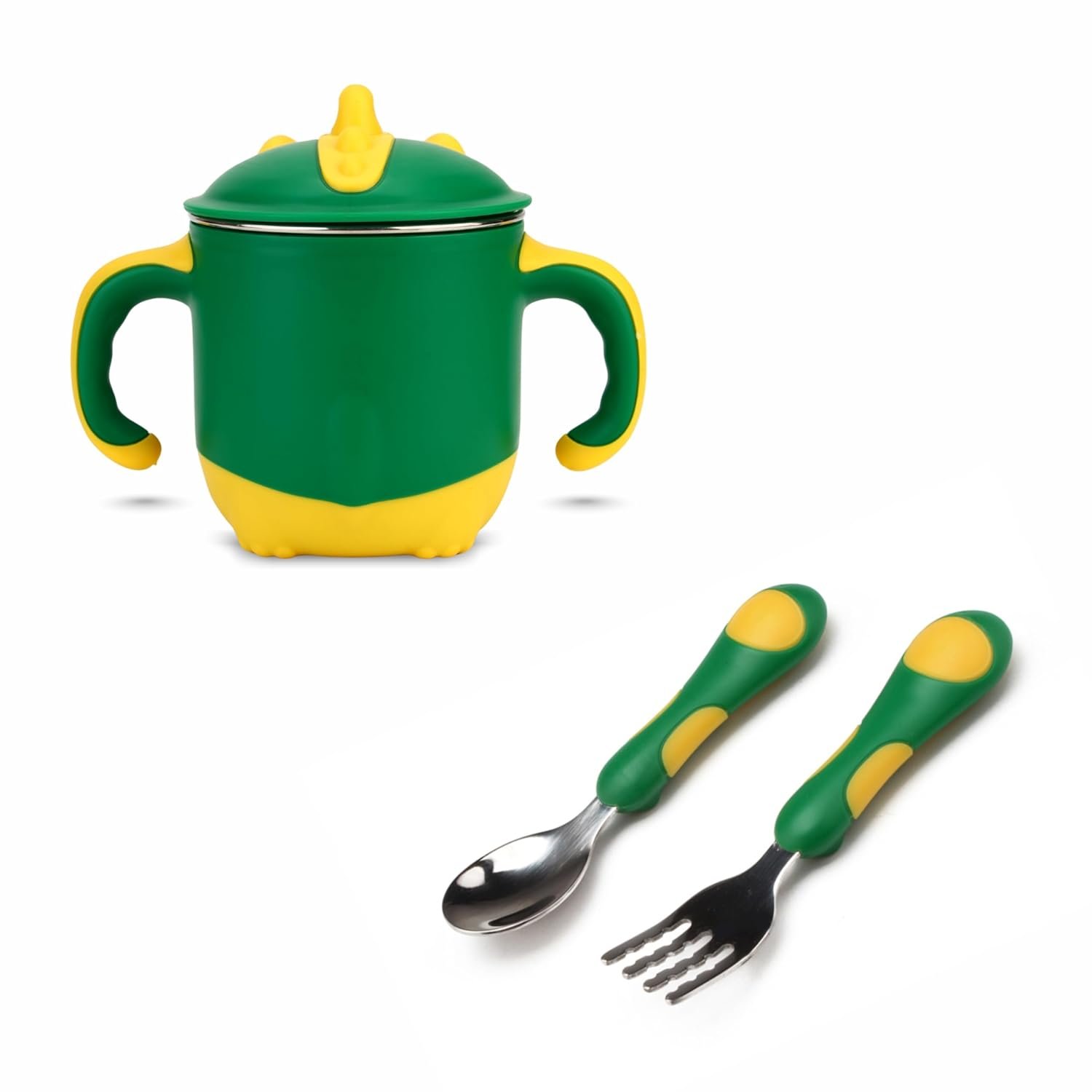 Stainless Steel Training Cup with Spoon